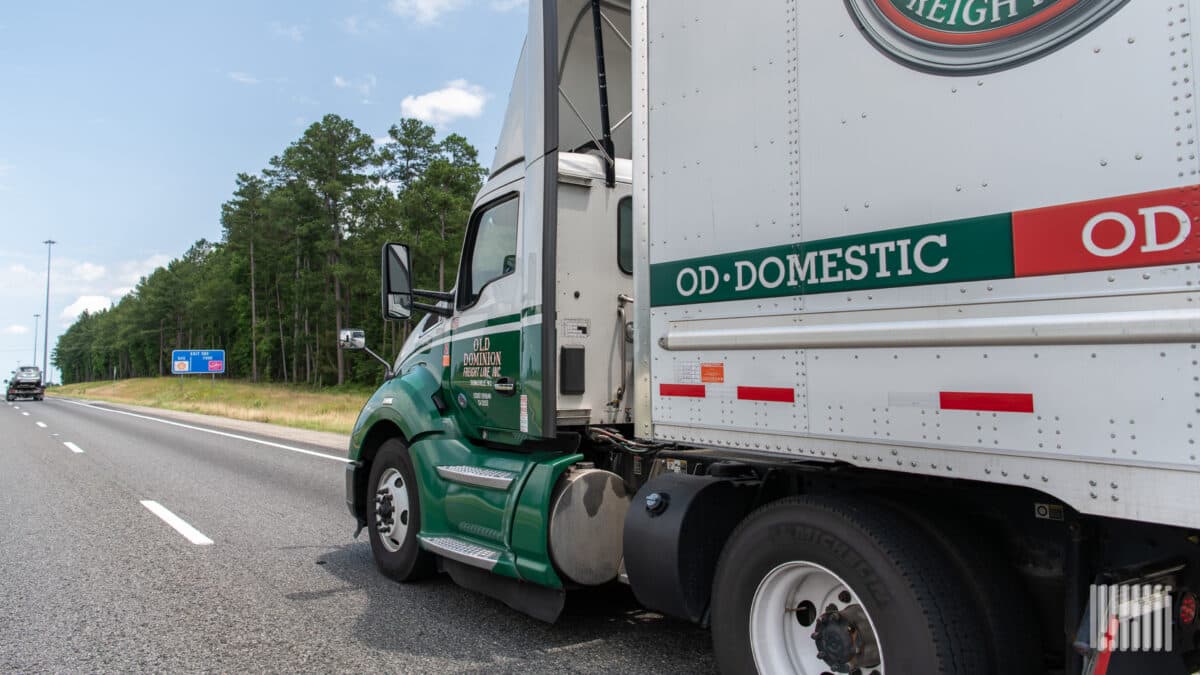 LTL Freight Market Shows Signs of Recovery, Old Dominion Reports