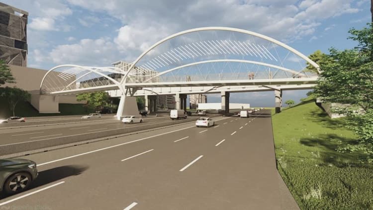I-277 Rail Trail Bridge Project Lane Closures Delayed