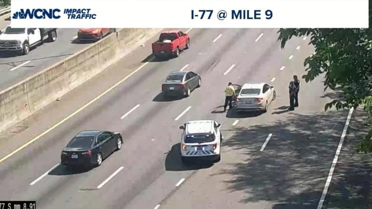 I-77 Crash Near Uptown Disrupts Charlotte Commute