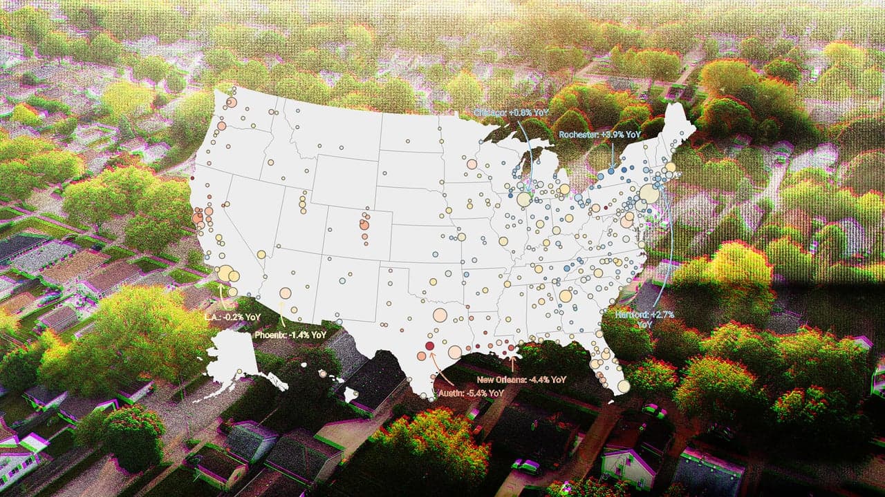 Zillow Sees Flat U.S. Home Prices Ahead; Regional Shifts Vary Widely