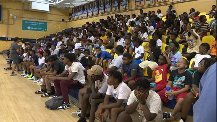 300+ Young Men Connect With Charlotte Leaders at JCSU Impact Camp